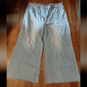 Boohoo Sky Blue Denim Pants